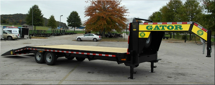 Gooseneck flat bed trailer for sale14k  Brunswick County, North Carolina